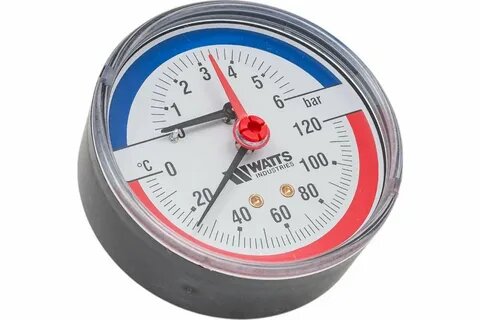 Термоманометр NERO (нижнее) 10 бар MVML141050