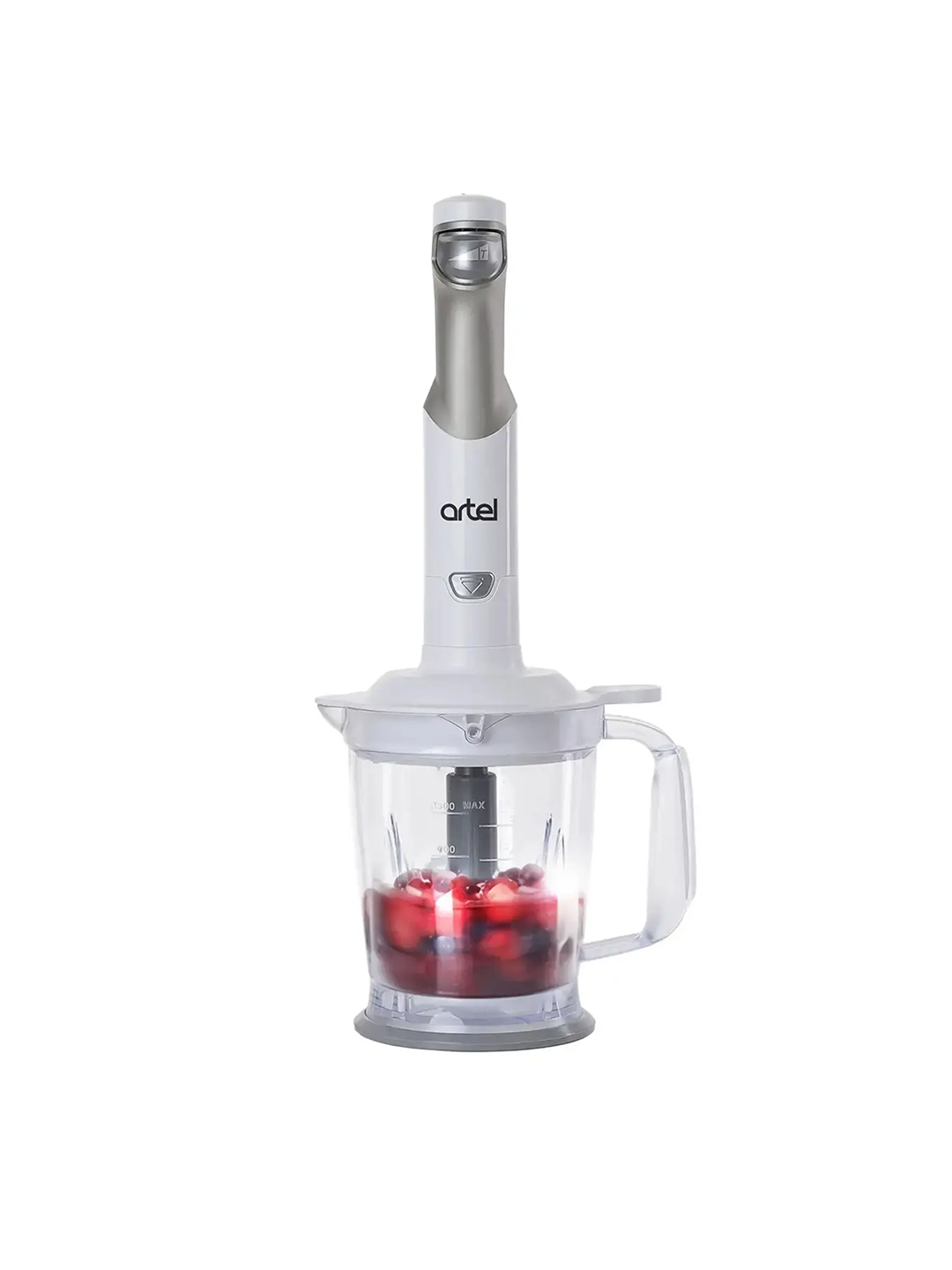 Блендер Artel ART-HB-801W, белый 5 скоростей мощность 1000 Вт Погружная насадка выполнена из нержавеющей стали — фото 1