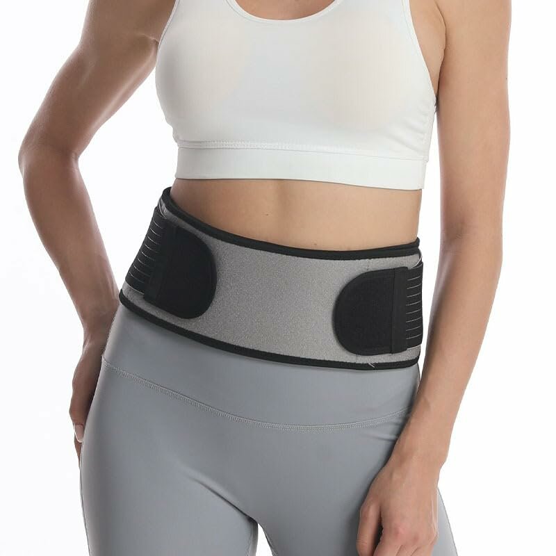 Sciatica Belt for Women Men Sacroiliac SI Joint Hip Belt Lumbar Support Lower Back Support Brace Eases Pain Hip Spine Leg Pain Hip Brace for Sciatic Nerve Pain (Black)