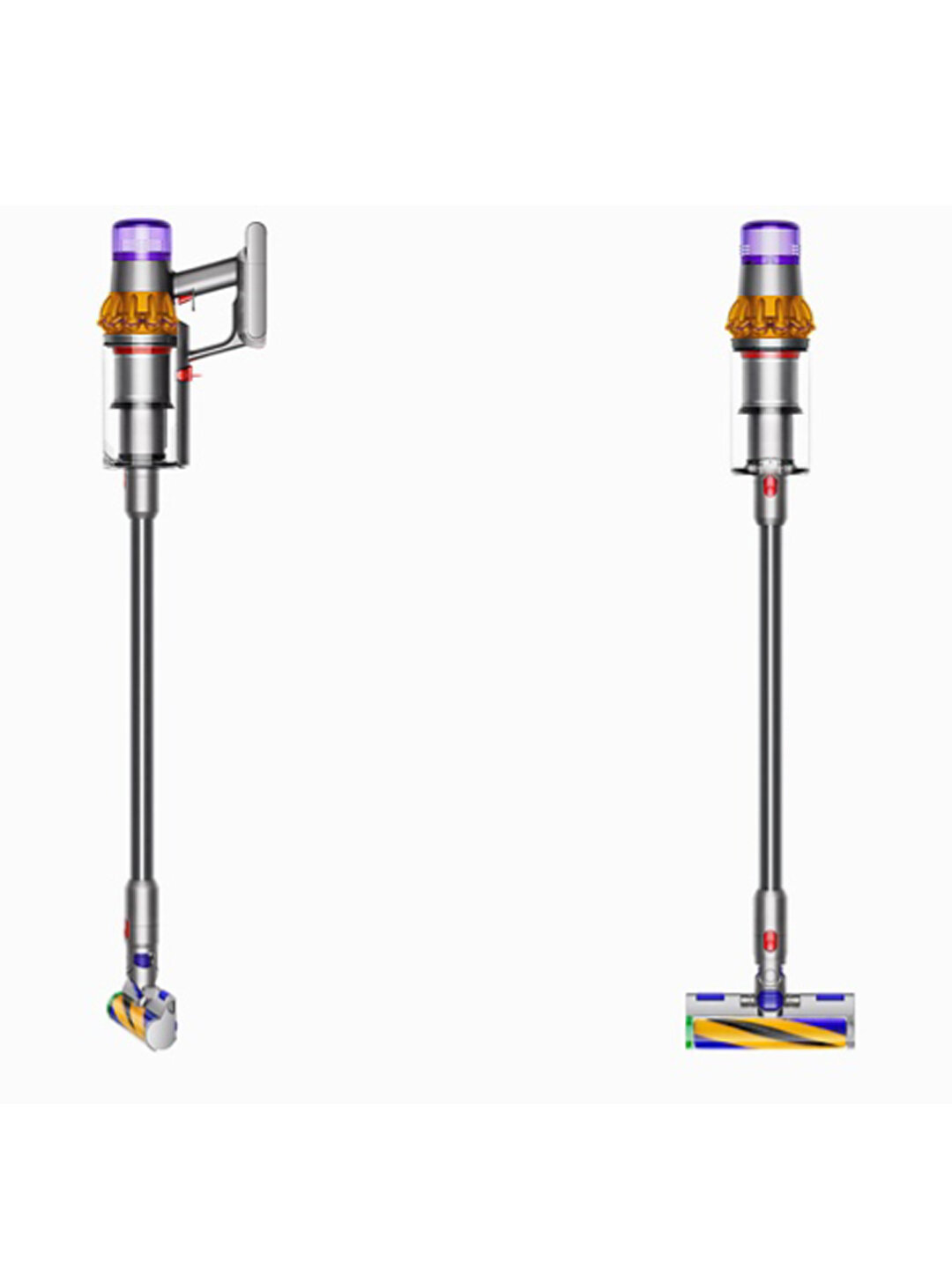 Пылесос Dyson V15 Detect absolute yellow (SV47) UK, yellow/nickle — фото 1
