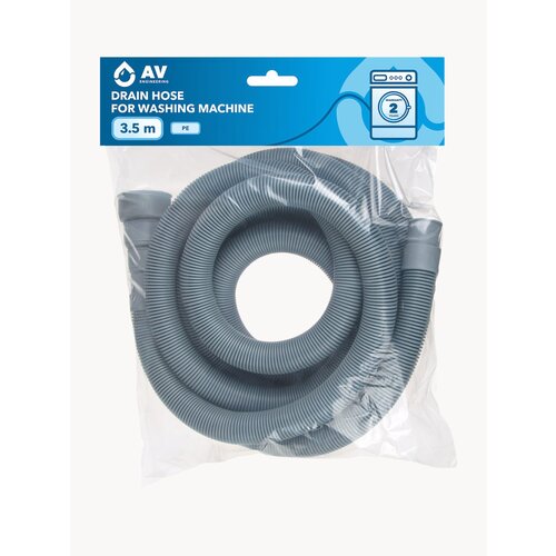 Шланг сливной для стиральной машины ПЭ AV ENGINEERING 3,5 м (AVE3403350)