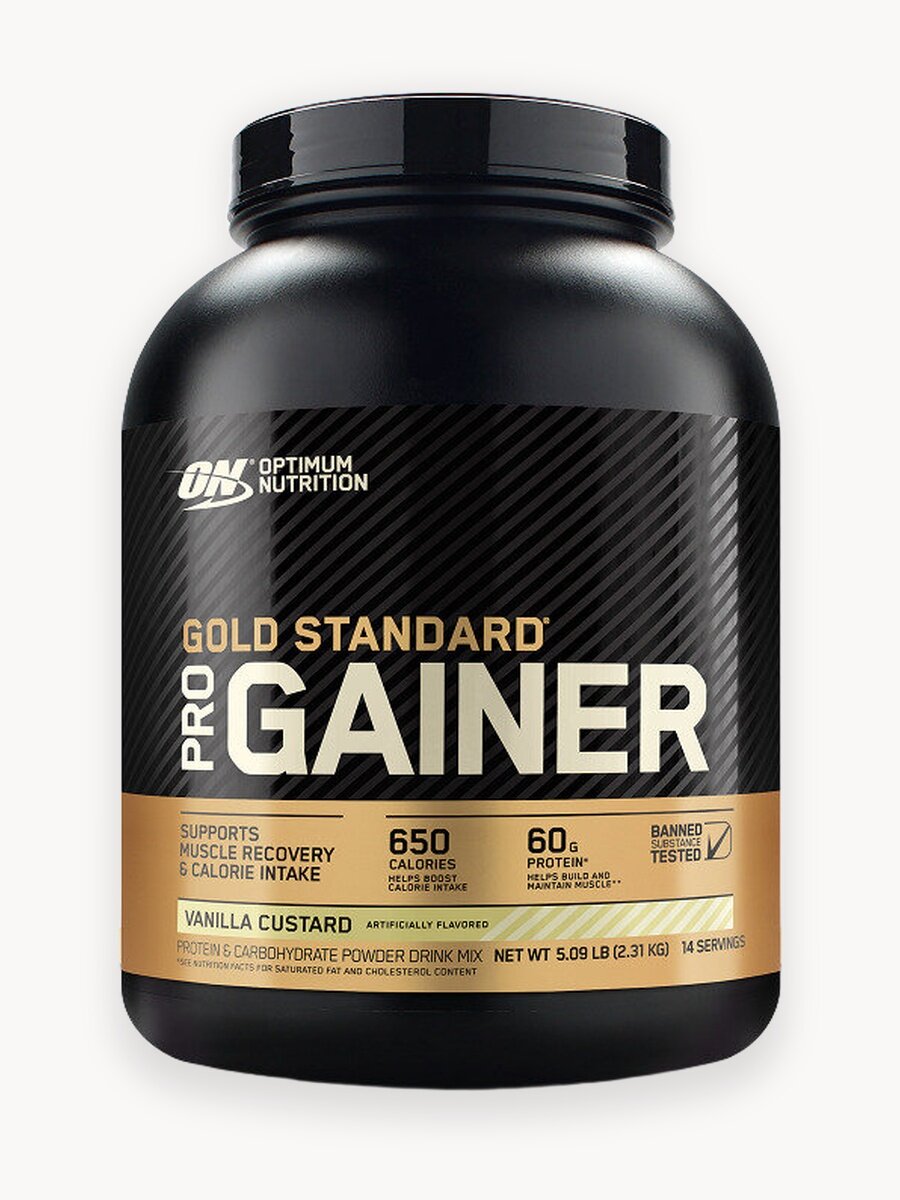 Гейнер Optimum Nutrition Gold Standart PRO Gainer 2.31 kg, Vanilla Custard