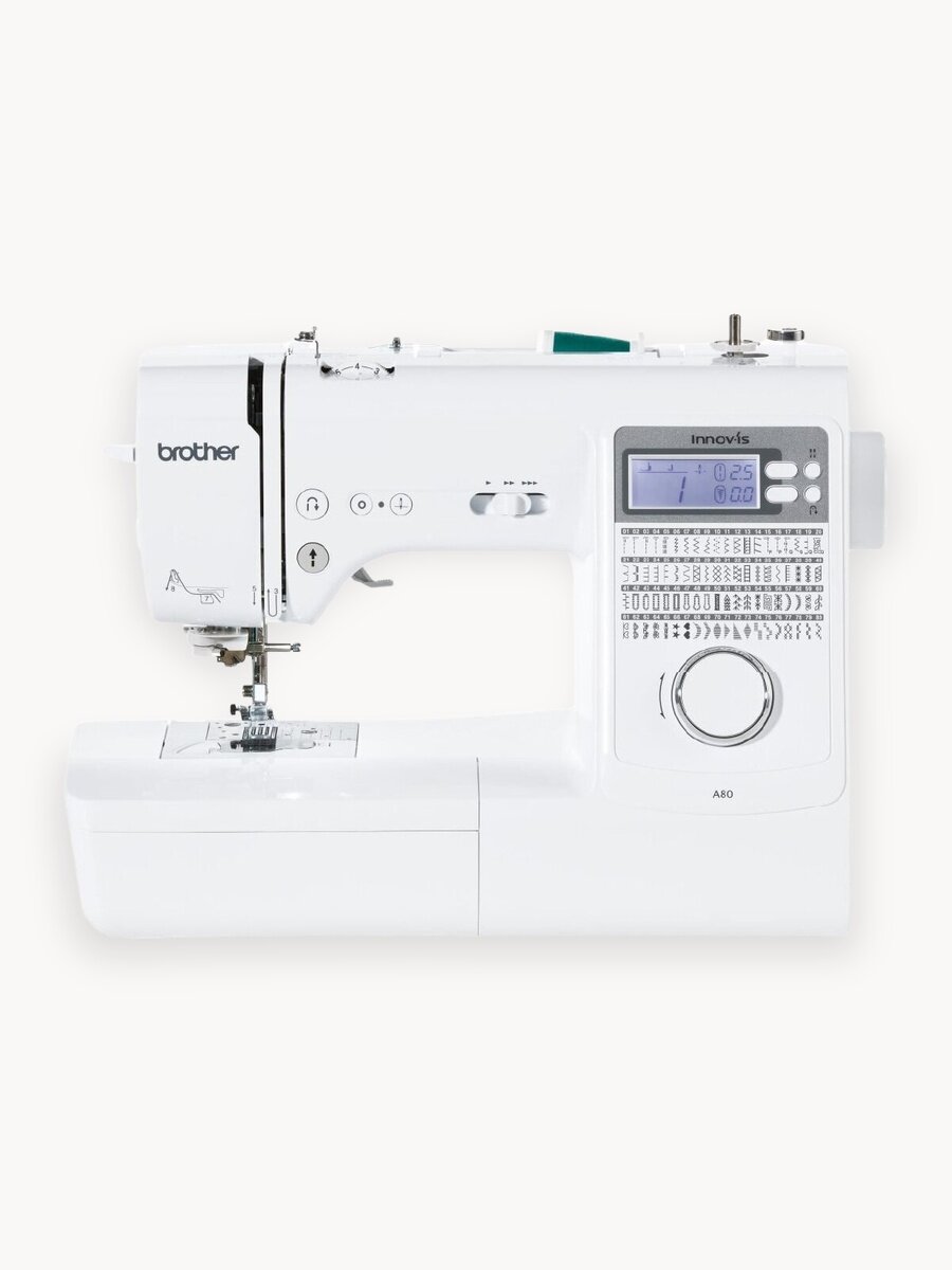 Швейная машинка Brother INNOV-'IS A80, белый 80 операций, автоматическая петля, автоматическая петля