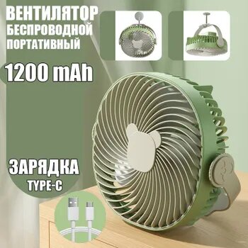 Настенный вентилятор W364601-JRG0011, светло-зеленый