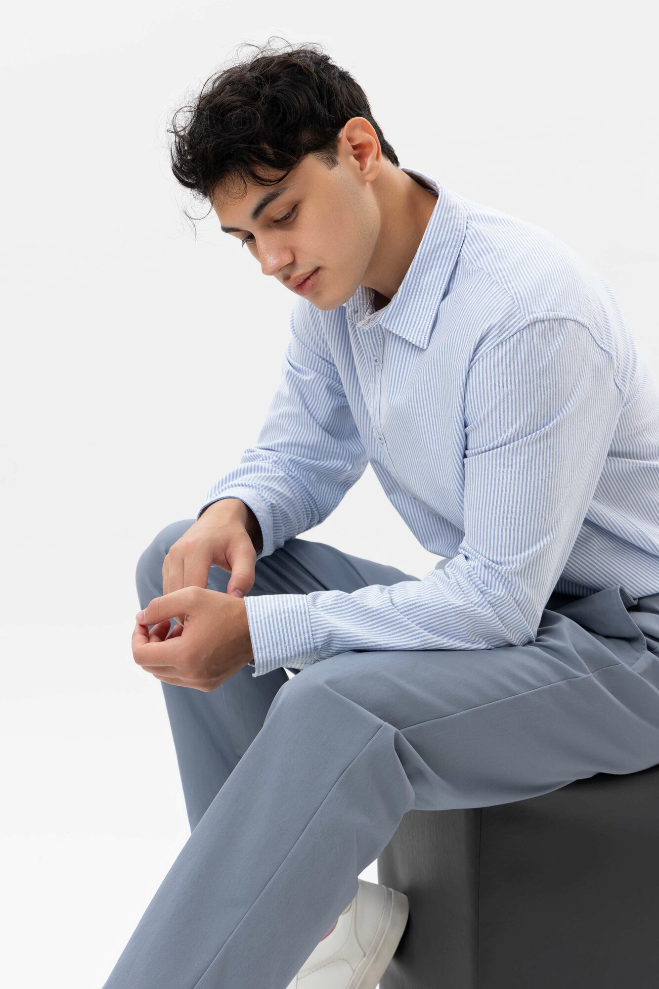 Брюки классические TERRA PRO TERRA PRO, размер 36, blue — фото 1