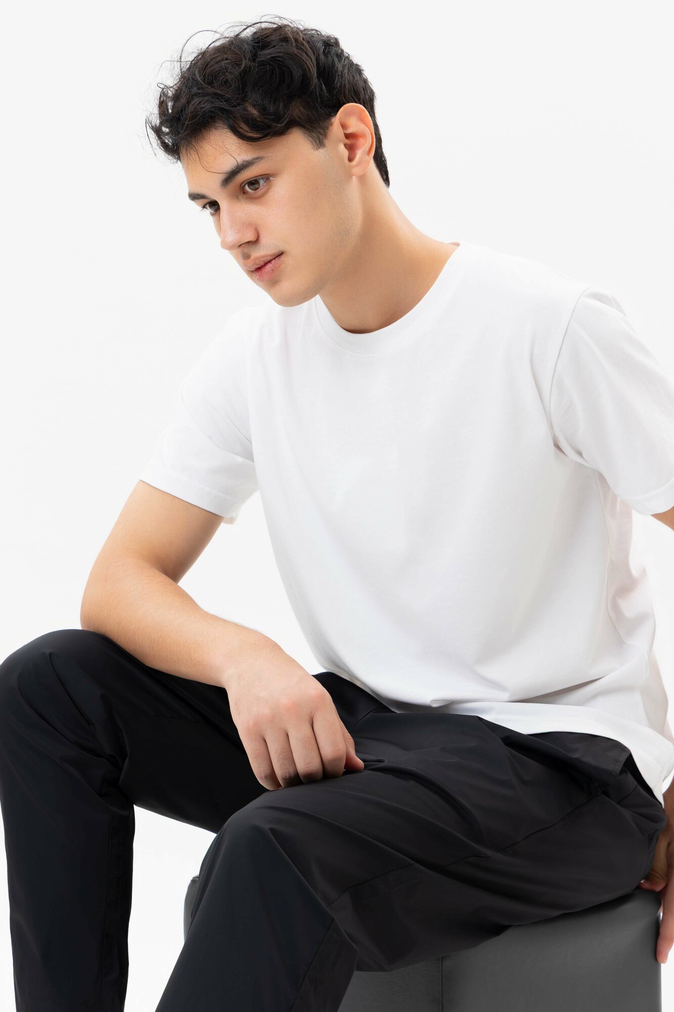 Брюки джоггеры TERRA PRO, размер 34, black — фото 1