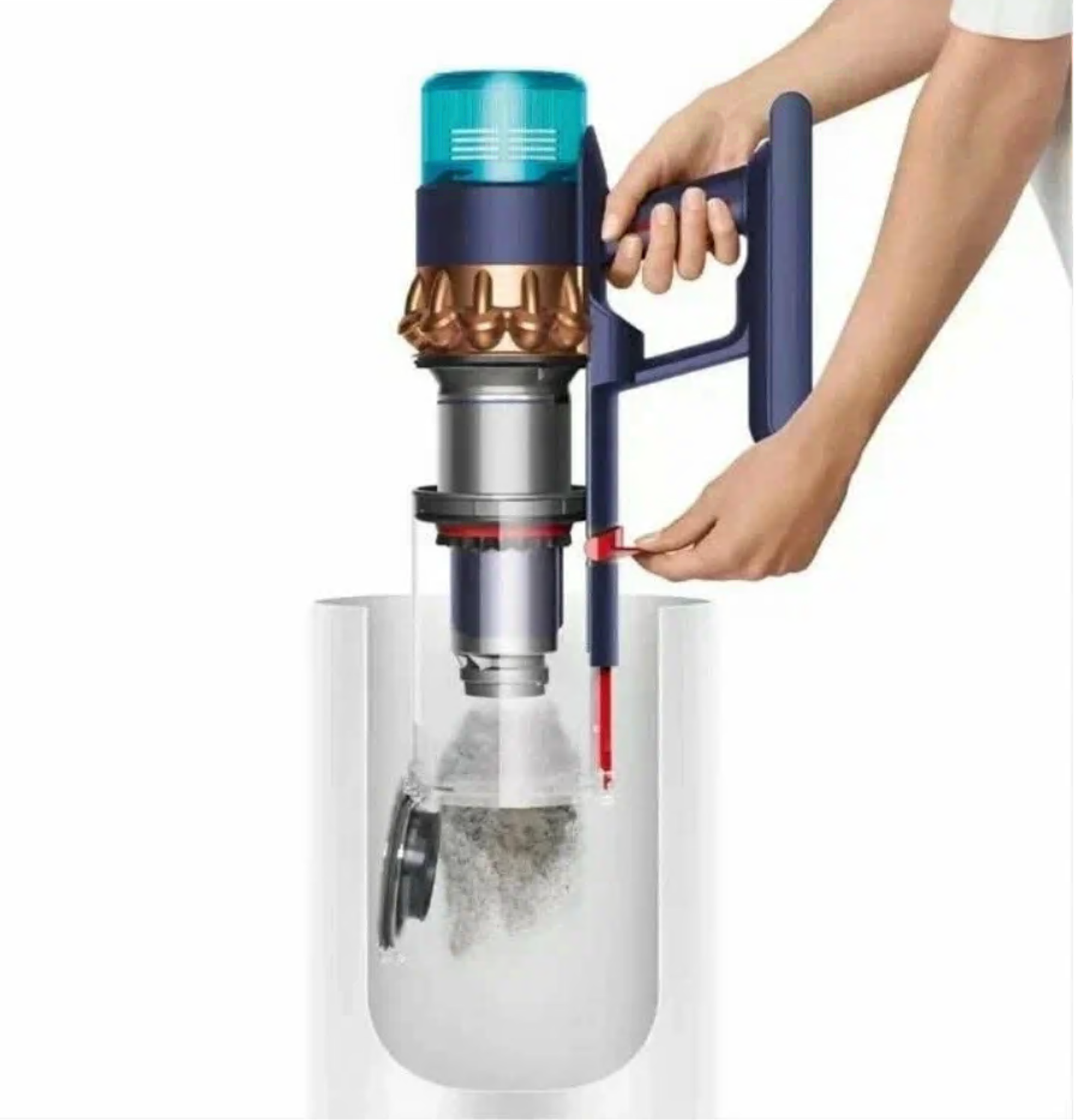 Пылесос Dyson Gen5Detect (SV23) MY, Prussian Blue/Copper, сухая уборка — фото 1