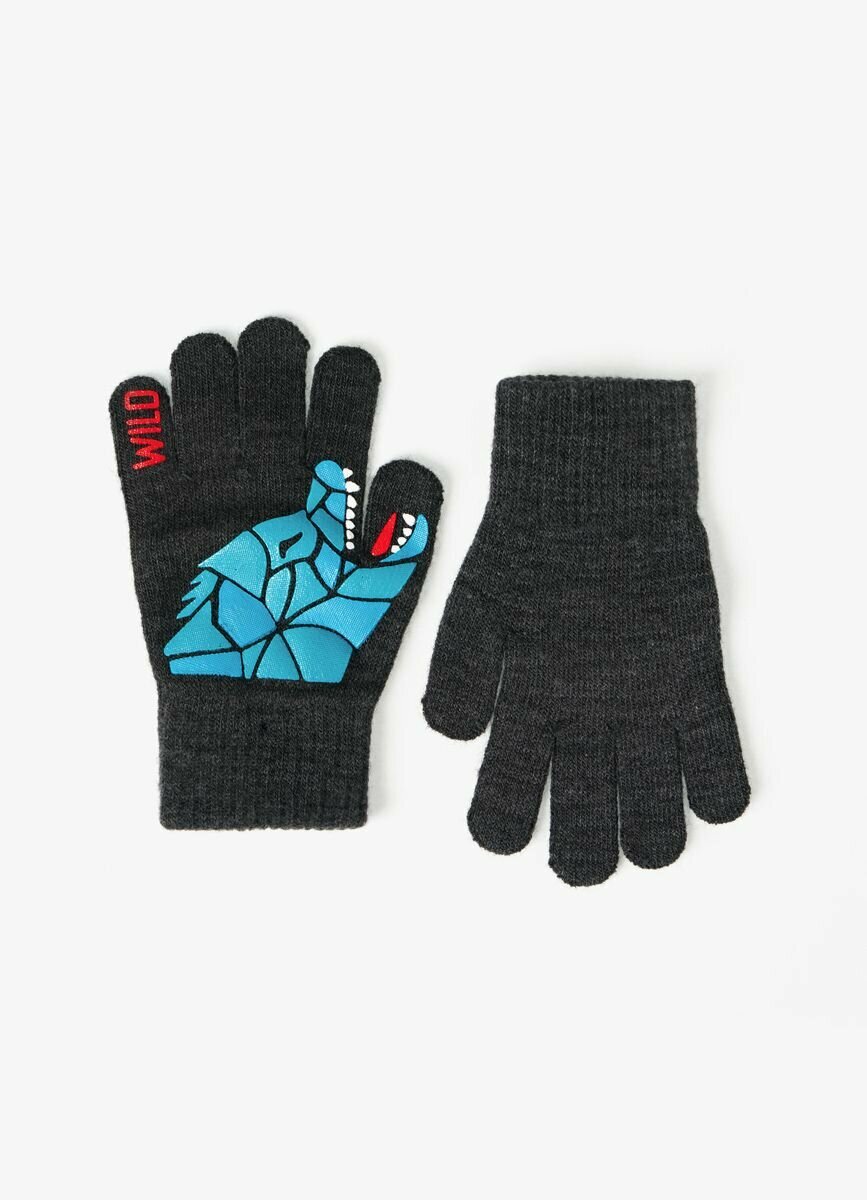 Перчатки Funday для мальчиков размер M/L графитовый