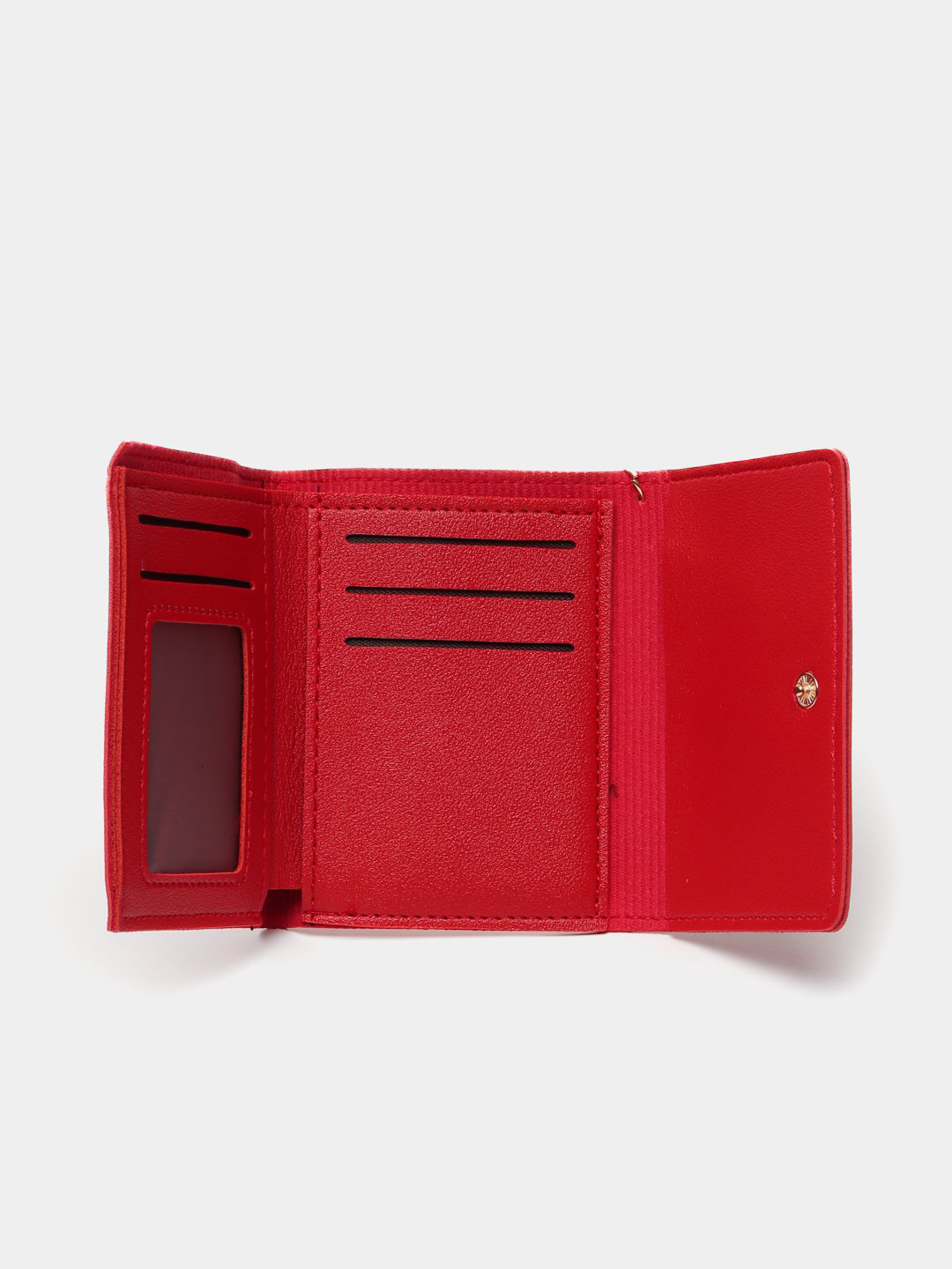 Кошелек , фактура гладкая, красный — фото 1