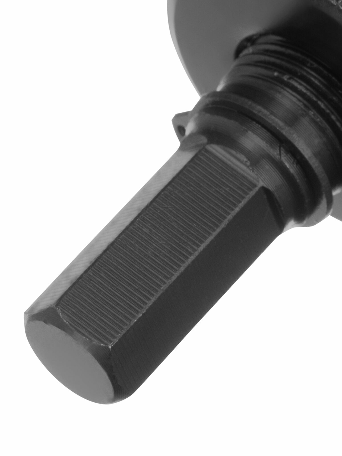Хвостовик для коронки Matrix BIMETAL 32-140 мм, 6-гранный, быстрорежущая сталь, хвостовик с упорами, 72496 — фото 1