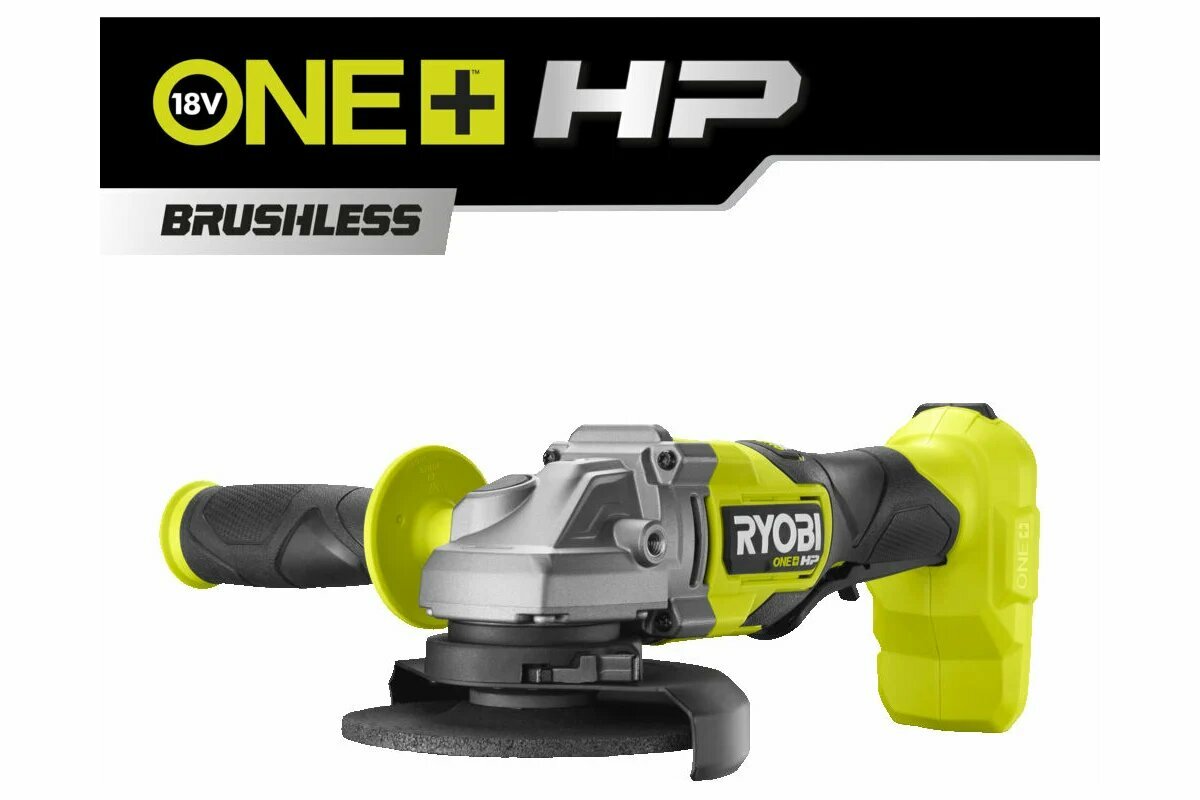 УШМ Ryobi RAG18X-0 бесщеточная 125мм 9200 об/мин без АКБ