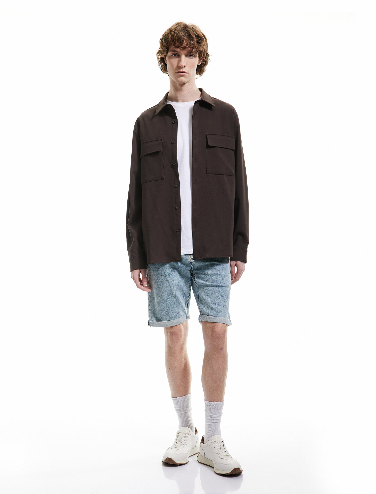 Бермуды KOTON, размер W33, светло-серый