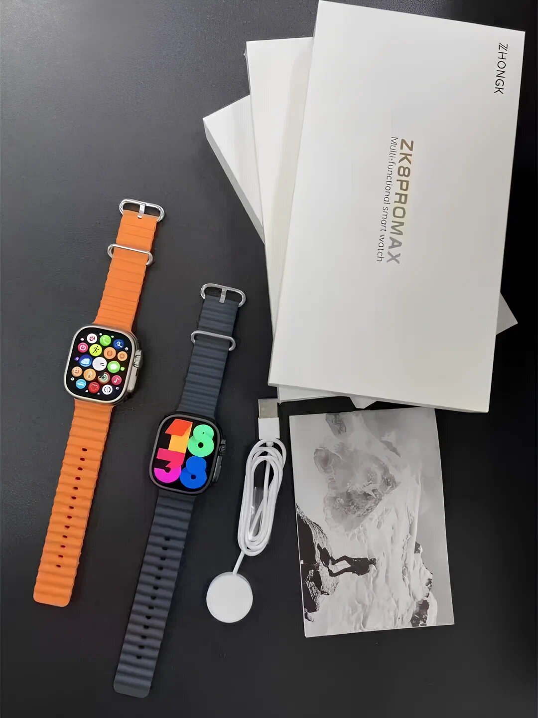 Умные часы Smart Watch zk8 Pro Max, для Android и iPhone, беспроводная зарядка