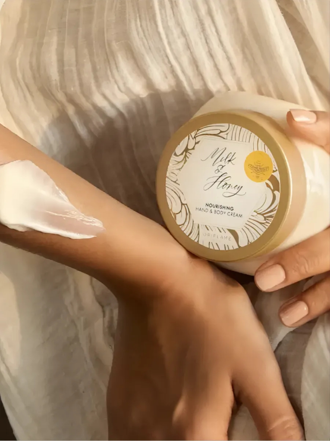 Питательный крем для тела "Oriflame Milk and Honey", для всех типов кожи, 250мл