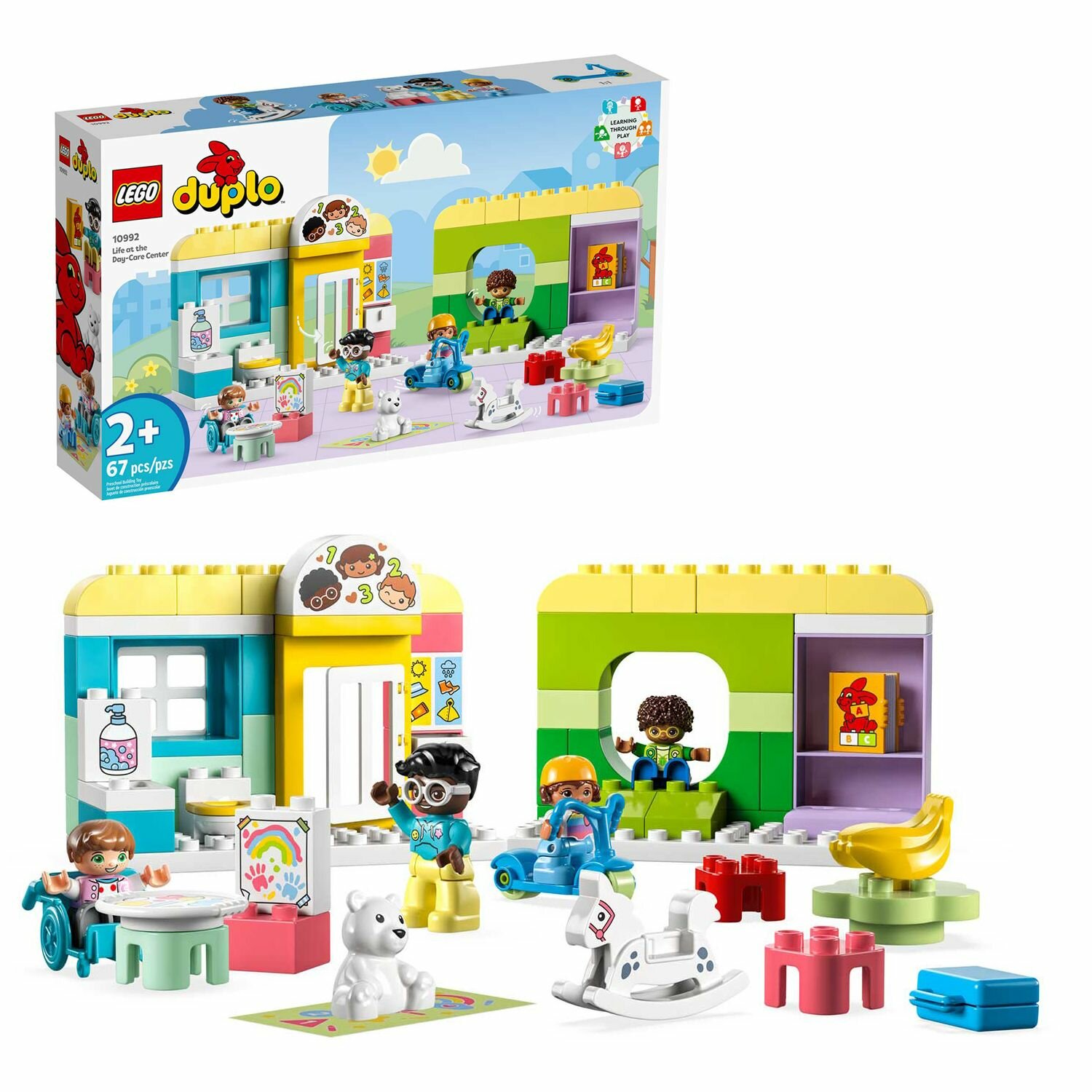Конструктор детский LEGO Duplo Жизнь в детском саду, 67 деталей, возраст 2+, 10992