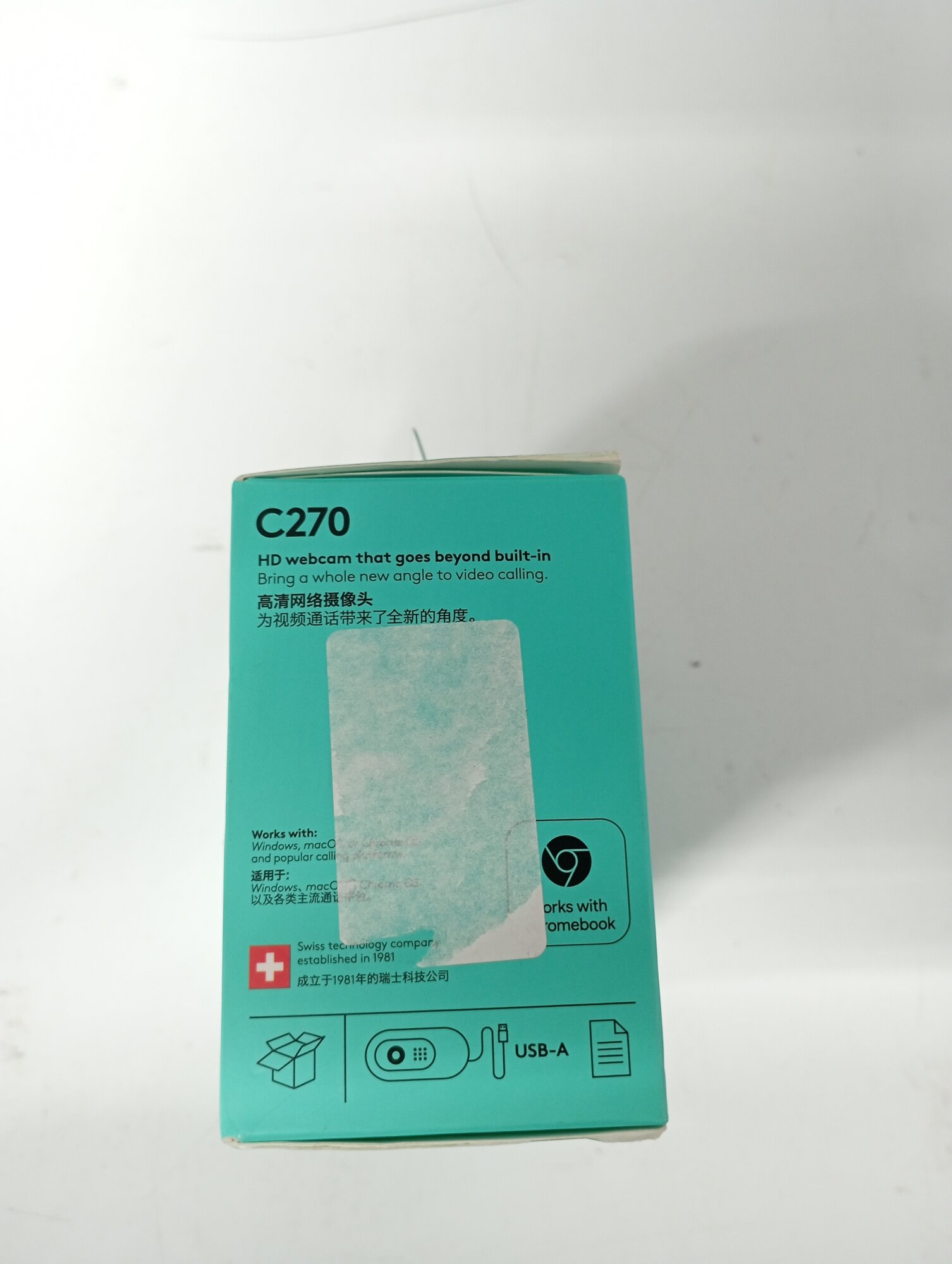 Веб-камера Logitech HD Webcam C270, black — фото 1