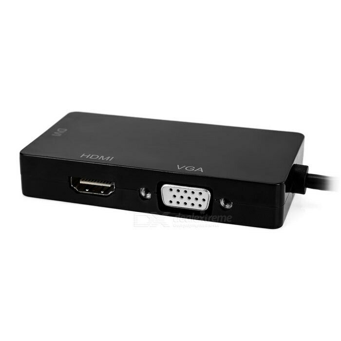 Видеоадаптер 3в1 Mini DisplayPort -> HDMI/DVI/VGA (ORIENT C310) — фото 1