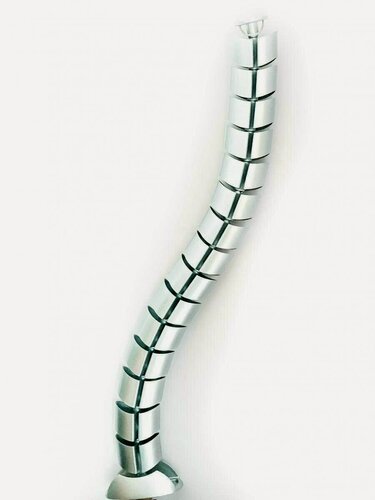 Изображение товара Кабель-канал гибкий, для проводки, серый, овальный (комплект 1 шт.)