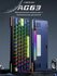 Механическая клавиатура AG63 CYBERLYNX Фиолетовый-Черный