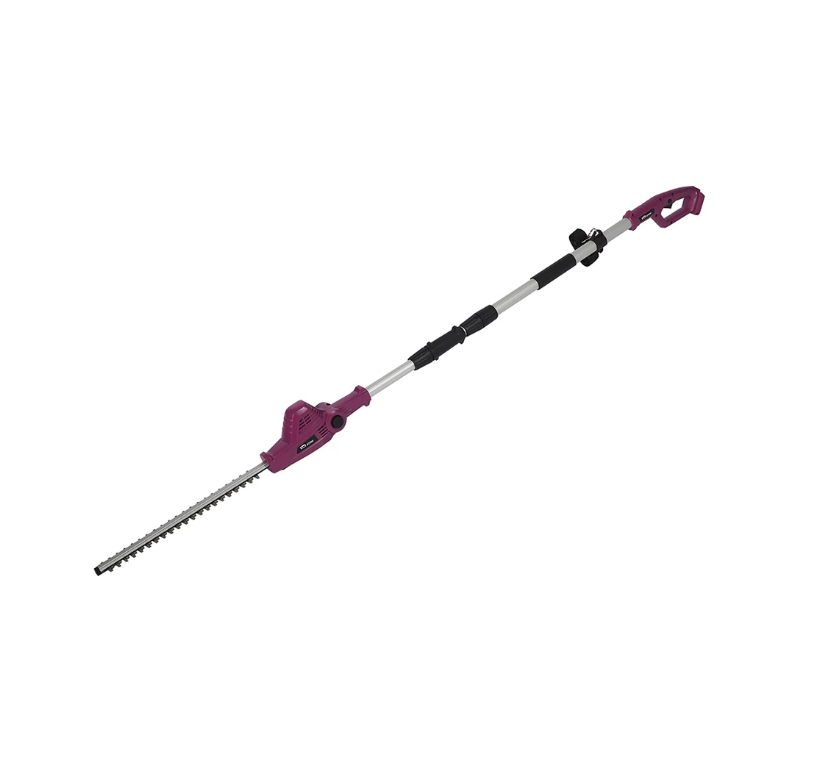 Кусторез аккумуляторный для живой изгороди КМ атом CHT-183Т 18В Li-Ion с телескопической рукояткой без АКБ и ЗУ