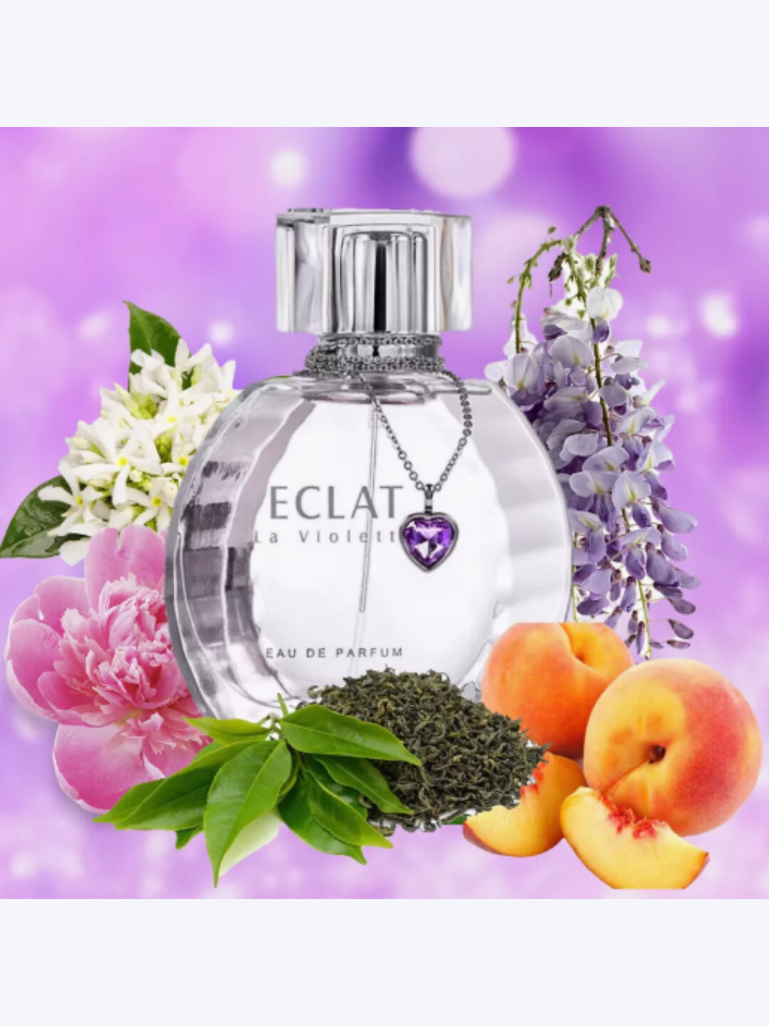 Парфюмерная вода для женщин Eclat La Violete 100 мл для подарка Для уверенных в себе романтичных и женственных женщин.