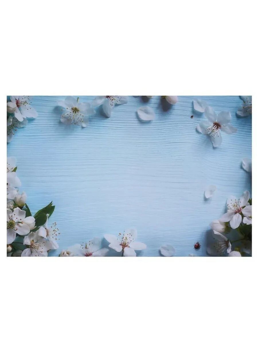 Двусторонний фотофон с ярким цветочным дизайном