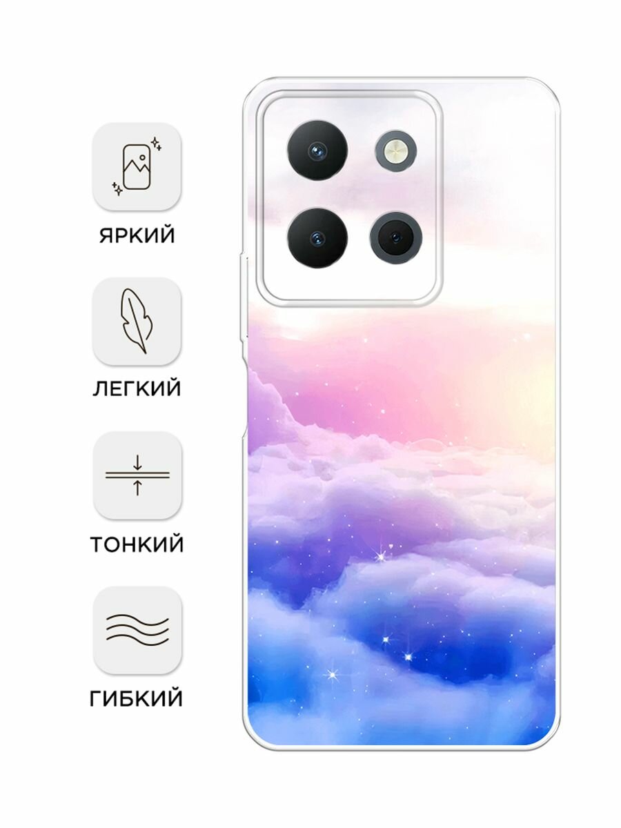 Силиконовый чехол на Vivo Y36 4G / Виво Y36 4G с принтом "Небеса" — фото 1