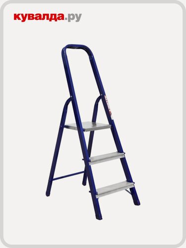 Изображение товара Стремянка стальная алюмет M 8303 3 ступени профиль 30х20