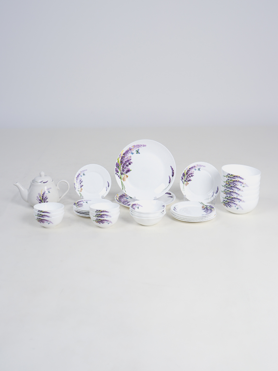 Набор посуды TORIX ELLA, из стеклокерамики на 6 персон, 32 предмета — фото 1