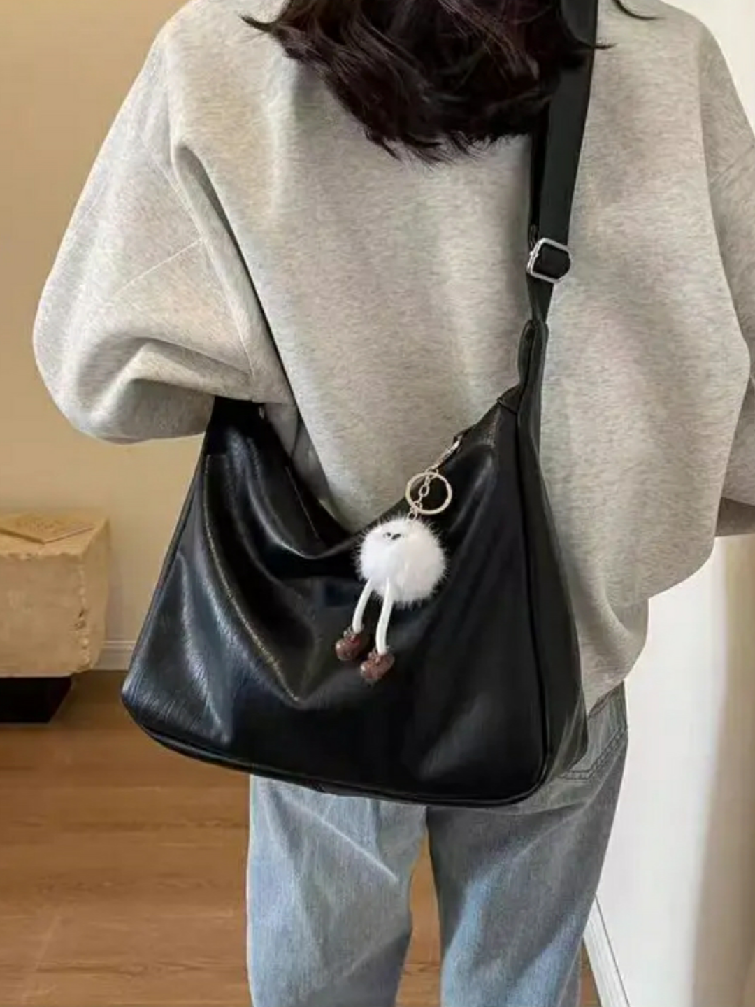 Сумка шоппер , черный — фото 1