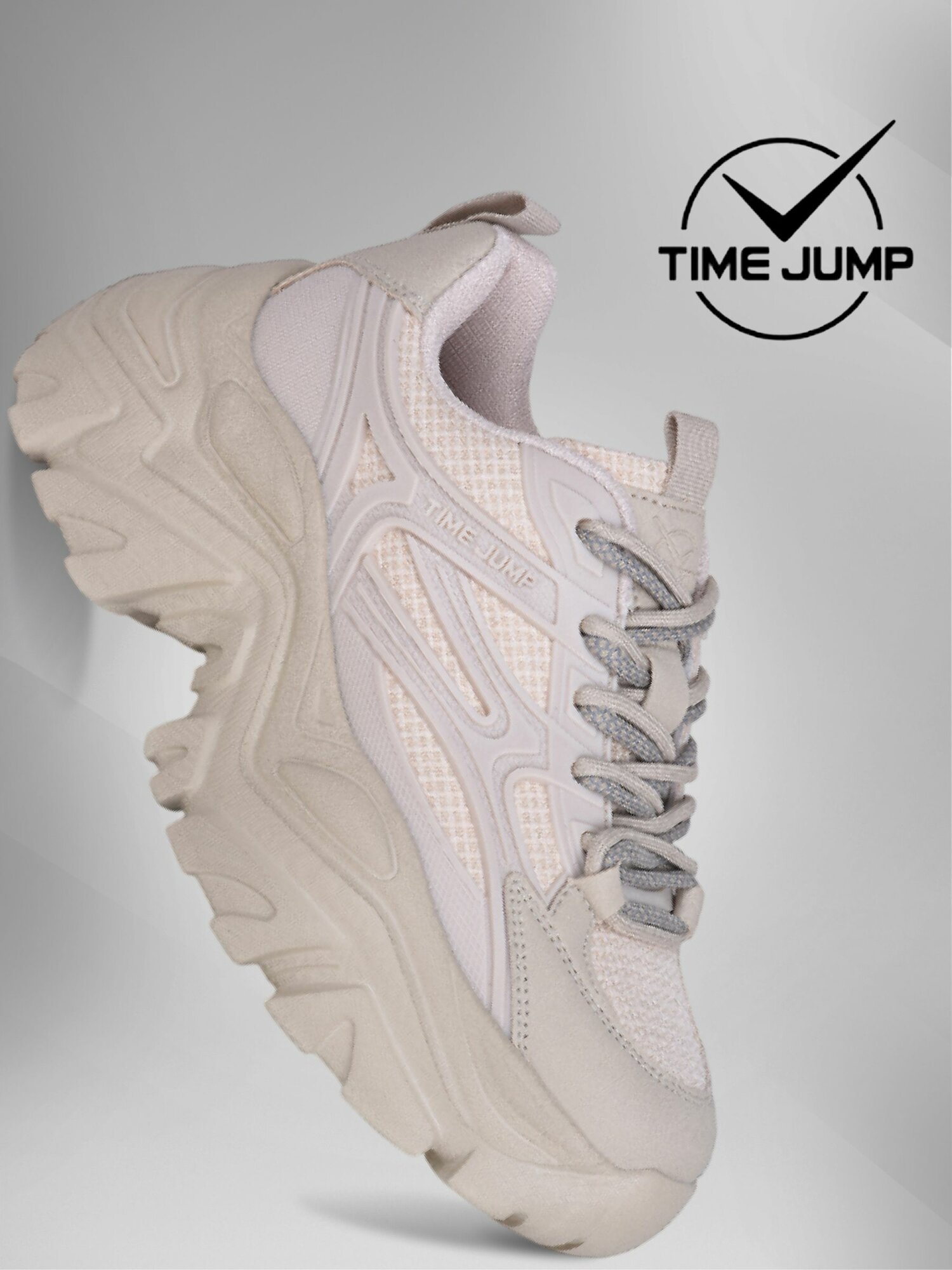 Кроссовки TimeJump полнота 7 (RU)/ на среднюю и широкую стопу размер 37 бежевый 2