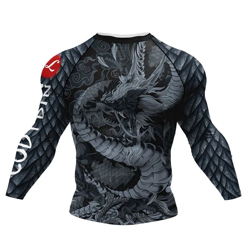 Codylundin Rashguard BJJ из полиэстера для мужчин и женщин