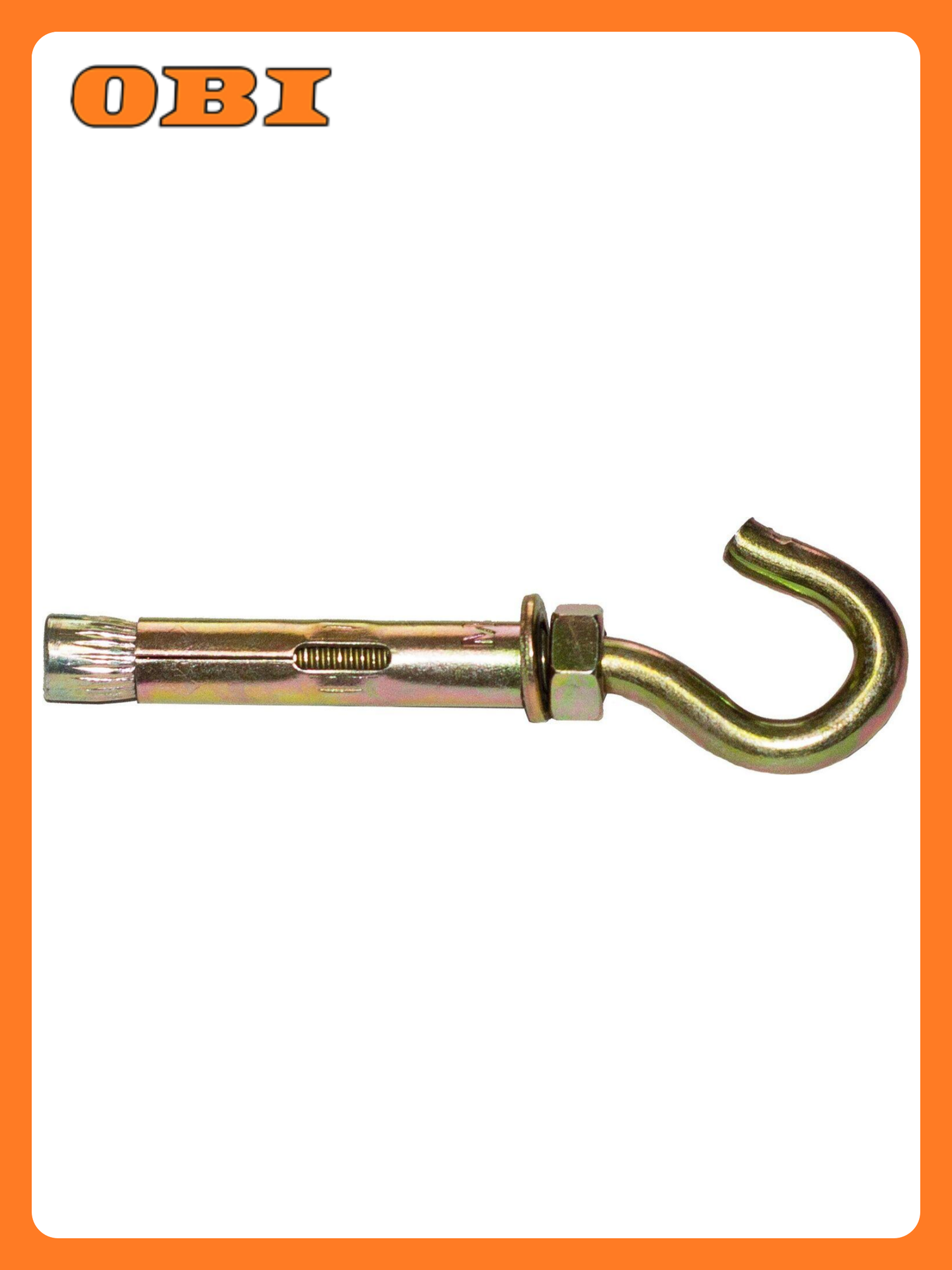 Анкер-болт с крюком Невский крепеж сталь оцинкованный 8x45 мм 3 шт.