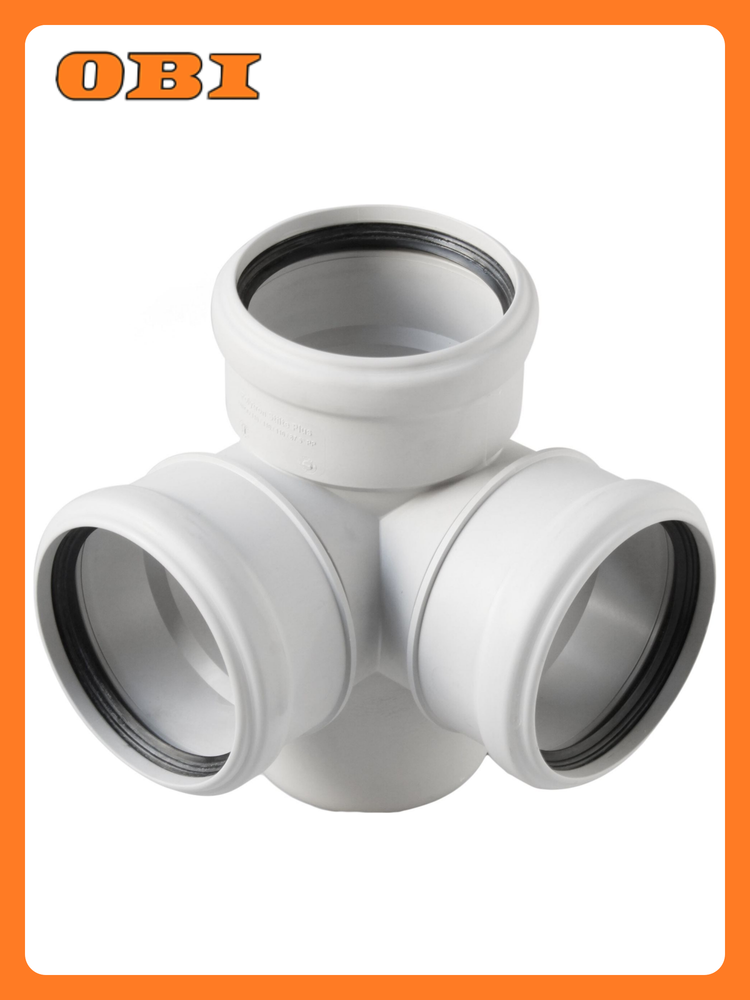 Крестовина полипропиленовая Polytron Stilte Plus 110 мм 87 5 градусов