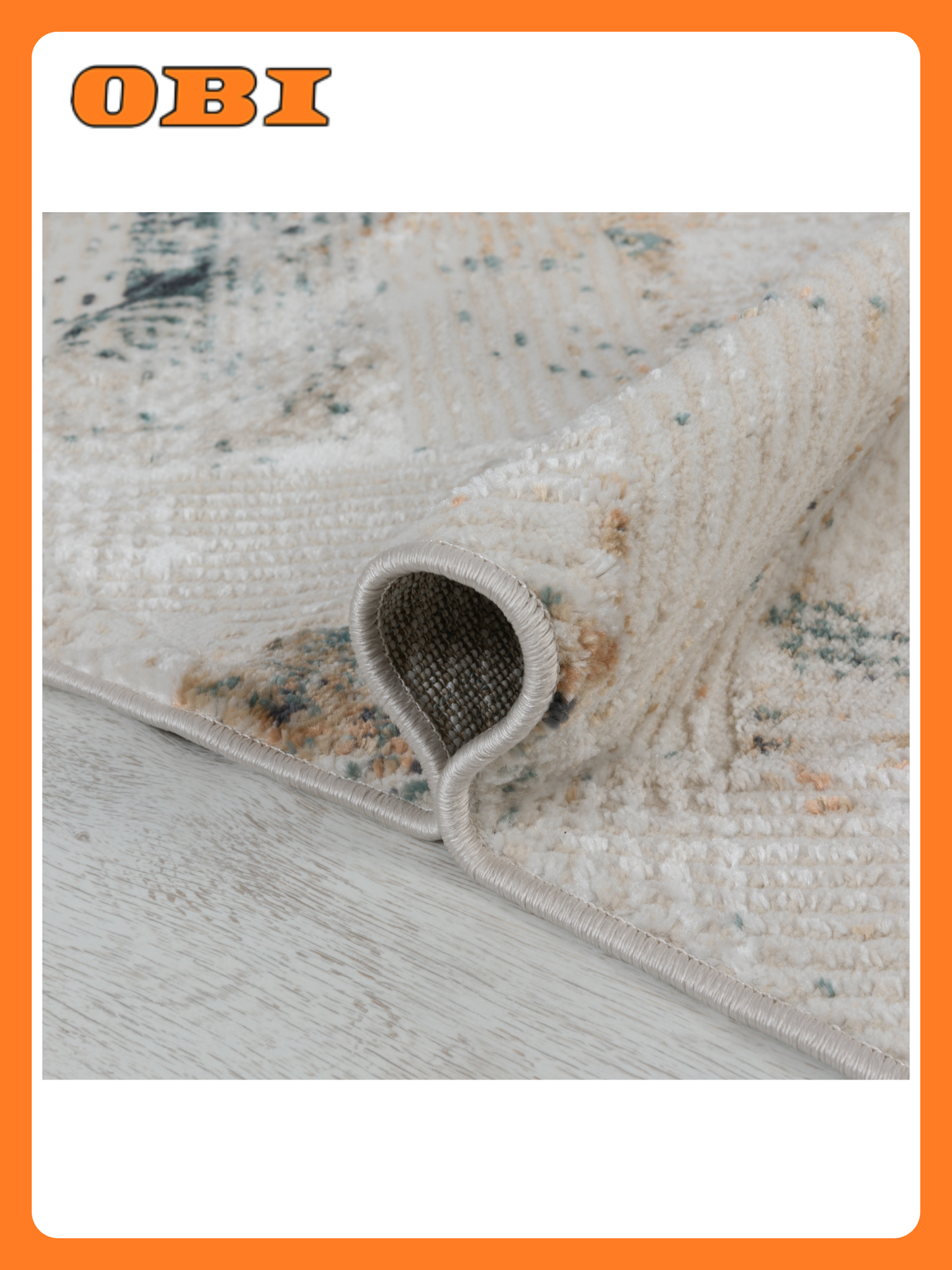 Ковер BEVERLY A3743A прямоугольный 08x15 м неоклассический дизайн бежевый