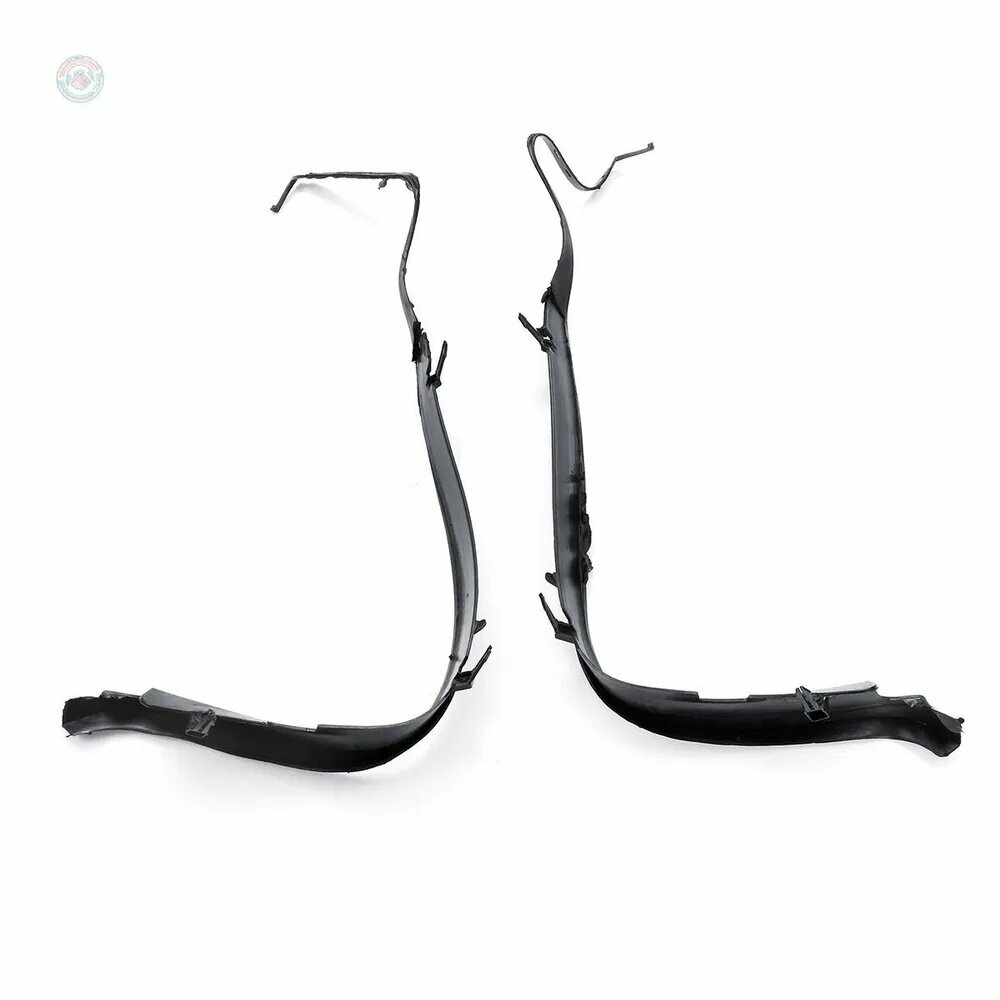 Уплотнительные декоративные кольца для передних фар Audi A6 C5 2002-2005 Facelift комплект 2 шт прямая замена черный пластик