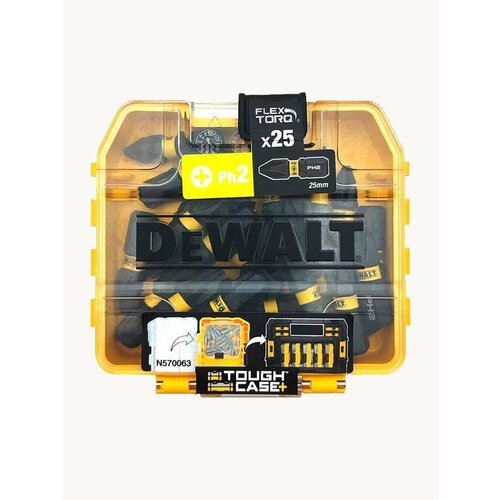 Набор бит DEWALT DT70555T PH2 односторонние 25шт 1544₽