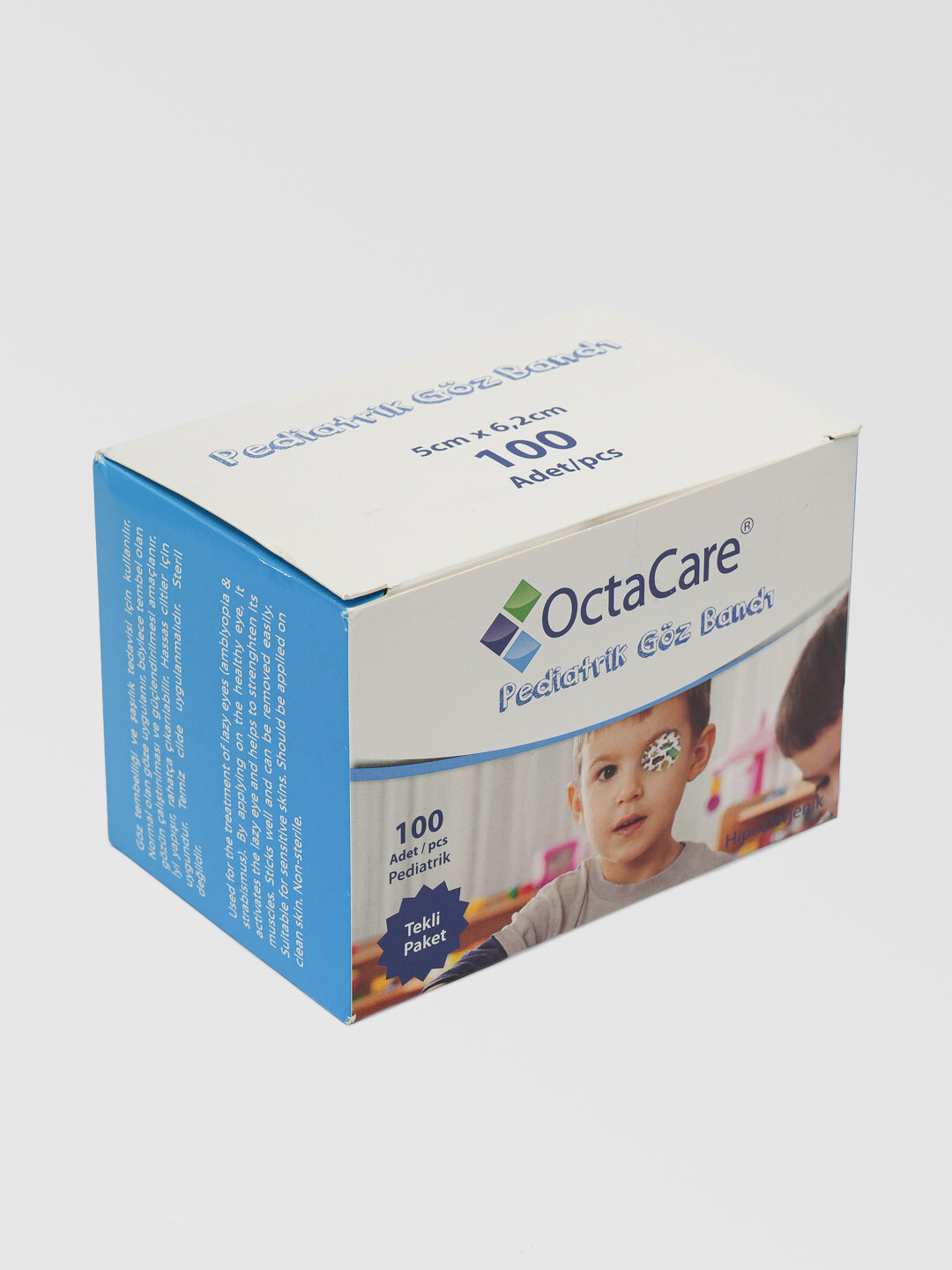 Оклюдер Пластыри для глаз и век , для мальчиков 100 штук — фото 1