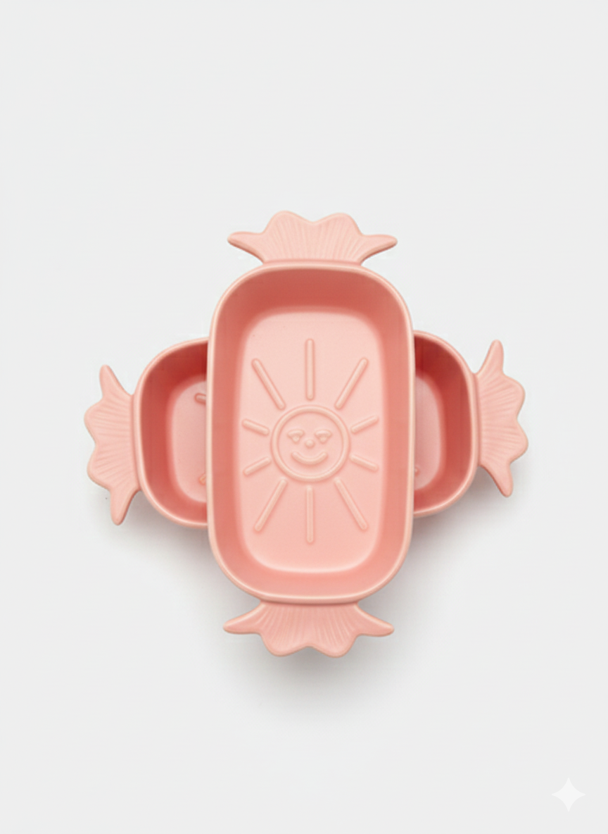 Посуда GOLD "HAPPY KITCHEN", керамическая, 2в1, для конфет, форма продукта