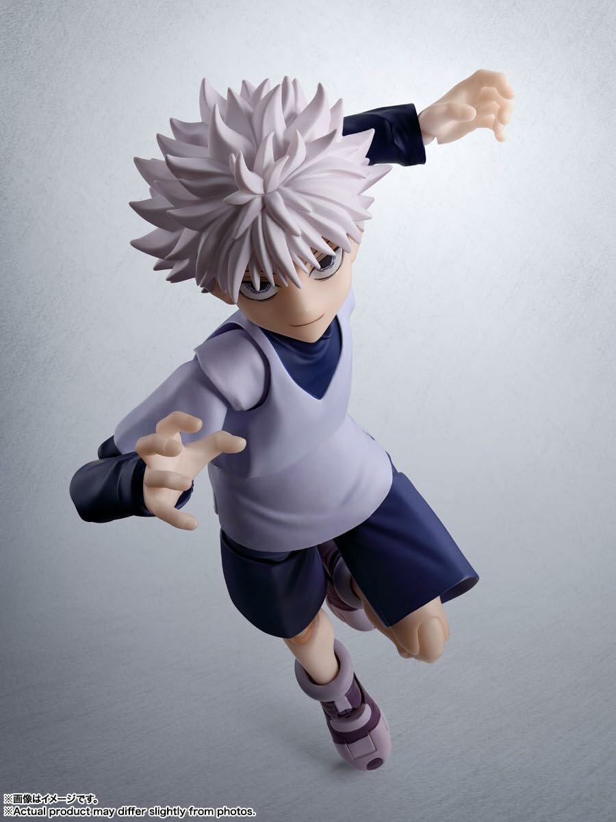 Killua S.H.Figuarts Hunter x Hunter, 13,5 см, лица/руки, Kanmuru, электр. эффекты — фото 1