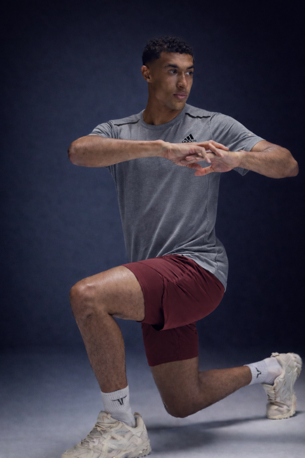 Футболка спортивная adidas, 1 шт., размер s, gray — фото 1