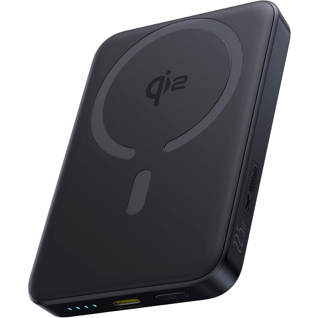 Baseus 10000mAh Qi2 Magsafe Powerbank – 22W, USB-C, Чёрный, беспроводной