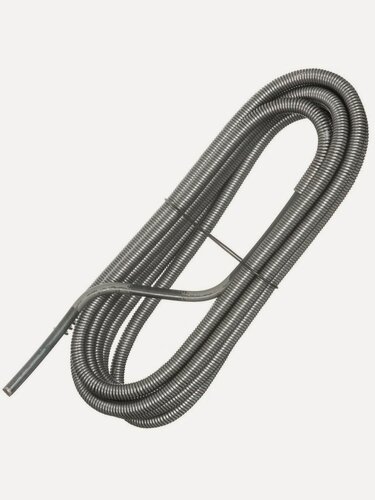 Изображение товара Трос сантехнический СантехКреп Стандарт 9 мм, 3.5 м для прочистки труб, пружинный инструмент для устранения засоров 3.1.3.2.