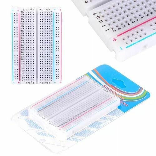 Беспаечная мини макетная плата (solderless breadboard) на 400 отверстий