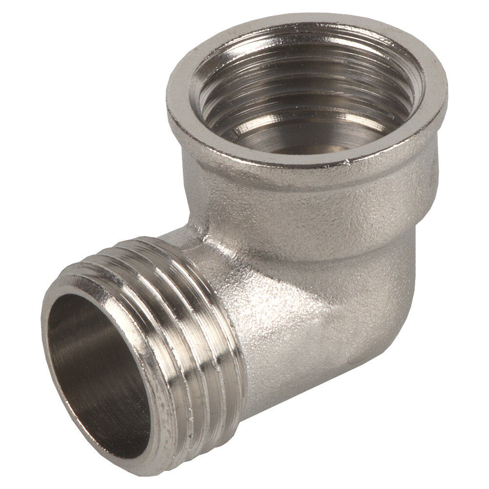 Уголок сантехнический для трубы 1" внутренняя-наружная резьба CTM (2 шт.) — фото 1