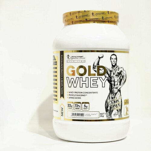 Высококачественный сывороточный протеин Кevin Levron Gold Whey 2 кг, со вкусом лимонный чизкейк