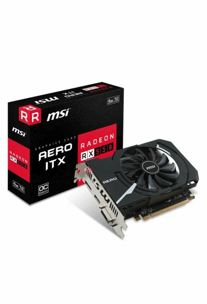Игровая видеокарта RX 550 AERO ITX