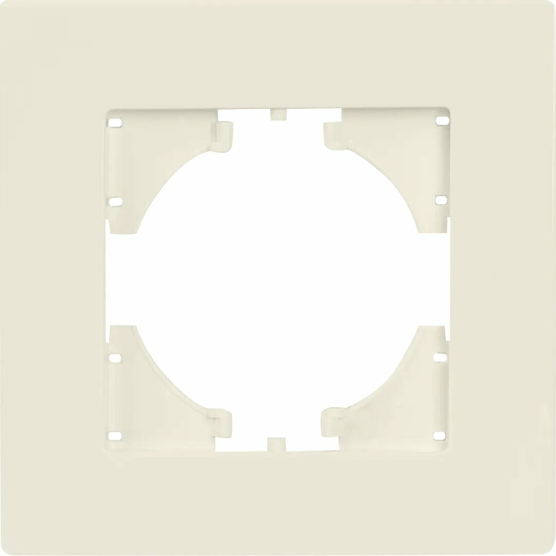 Рамка для розеток и выключателей Gusi Electric City 1 пост цвет бежевый