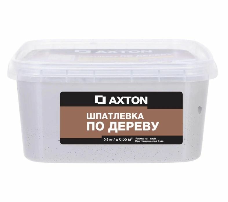 Шпатлёвка Axton для дерева 0.9 кг тач
