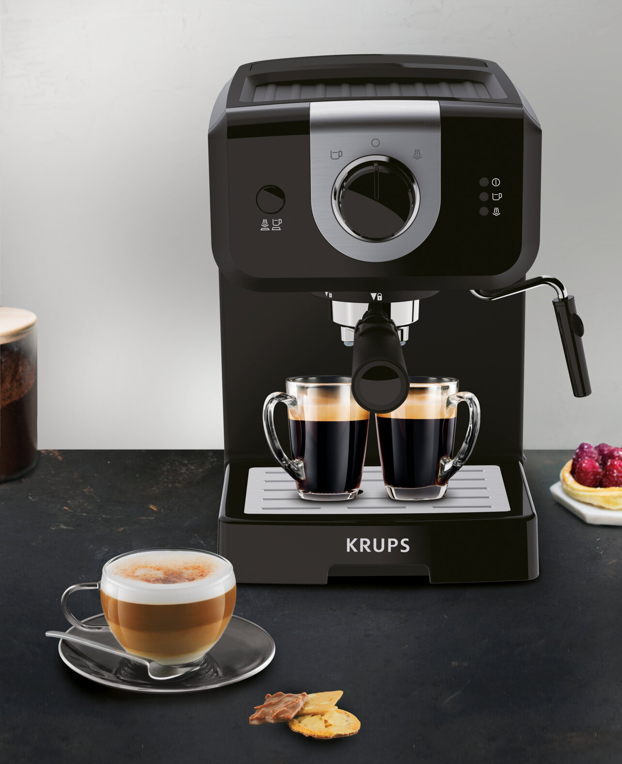 Кофеварка Krups OPIO XP320830 - 1140 Вт, 1,5 л, Давление - 15 бар